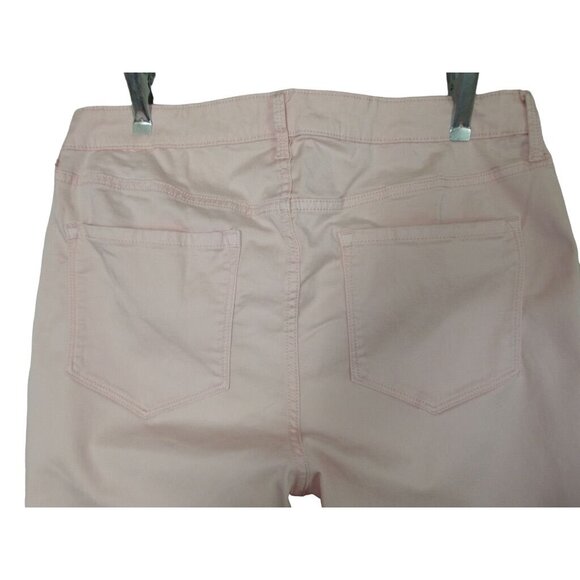 Old Navy Rockstar Jeans 14 x 29" Light Pink Sateen Super Skinny High Rise secret - Picture 6 of 8
